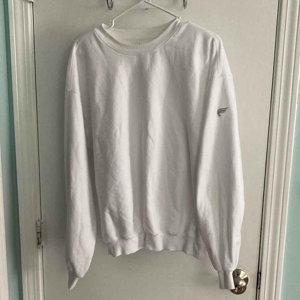 Fabletics White Crewneck Buttery soft Sweatshirt
